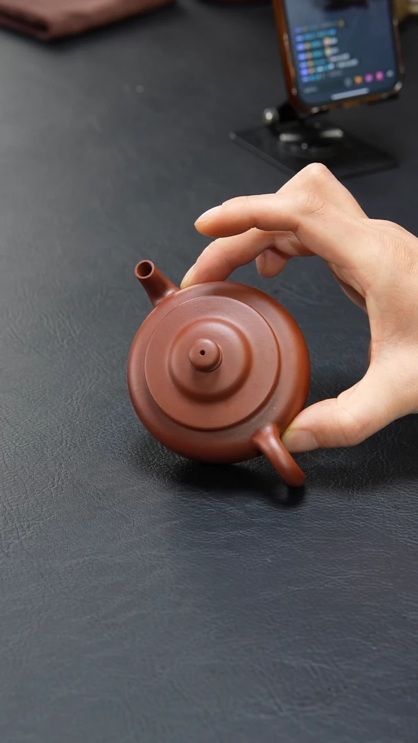 茶壶紫砂范福明清水泥旭帽壶