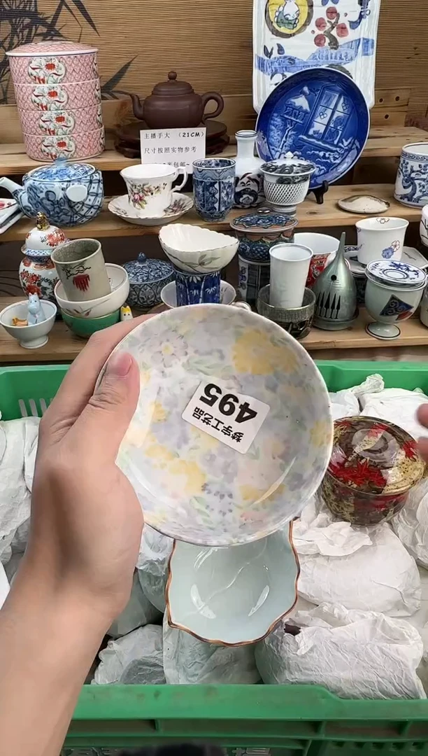 瓷片平*瓷器  A    495
