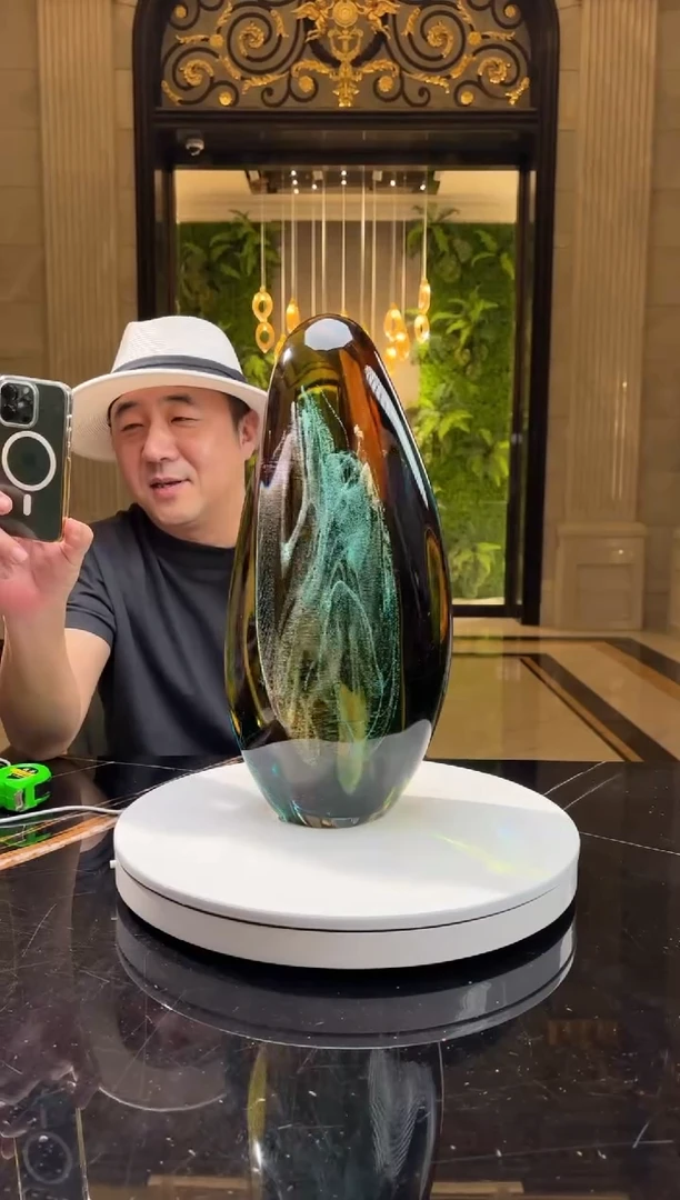 【闪购商品】茶宠月虹琉璃艺术摆件E13