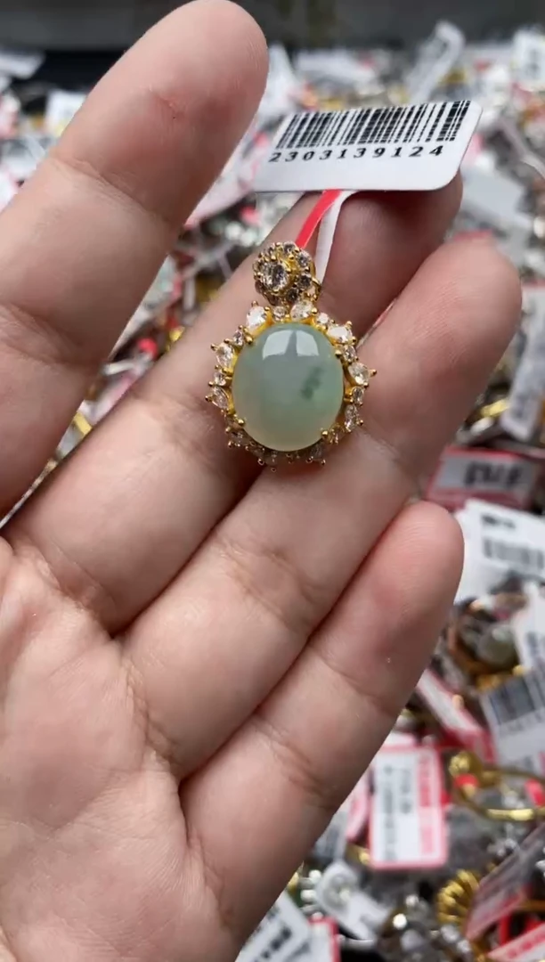 【闪购商品】翡翠戒指银S925镶嵌33333---6