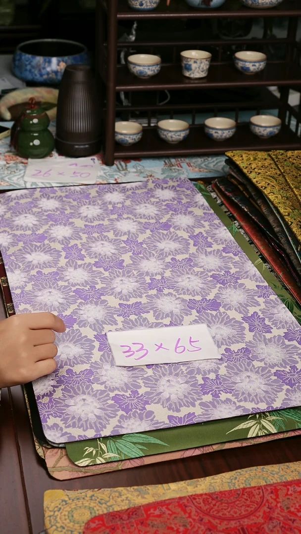 【花间绮梦单面】中国风干泡织锦茶席33*65