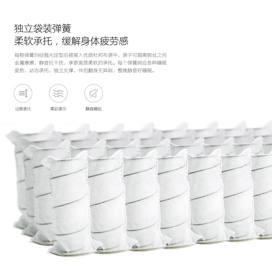 【8号定制专属】环保家用护脊释压独立袋装弹簧床垫酒店民宿防塌陷