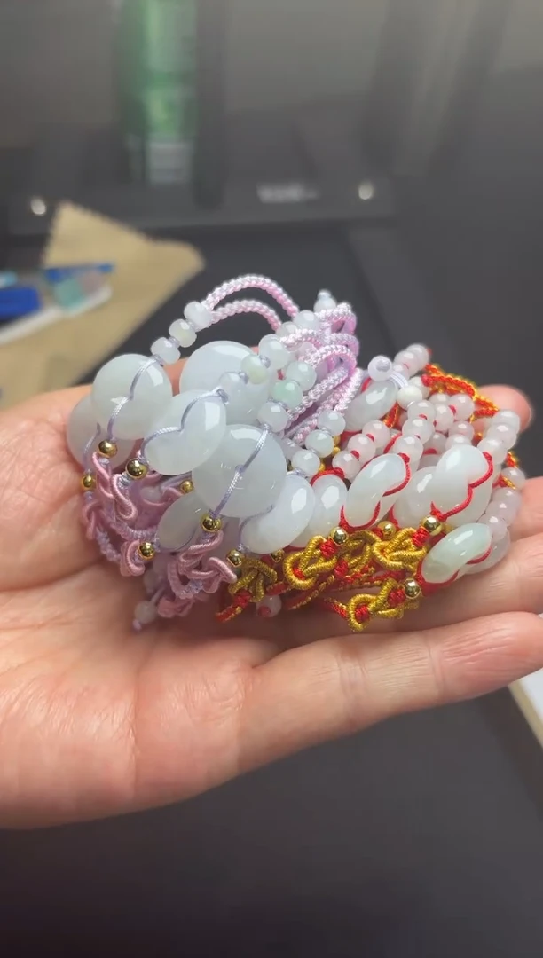 未镶嵌手绳翡翠YM1458平安扣手绳多样性发一件