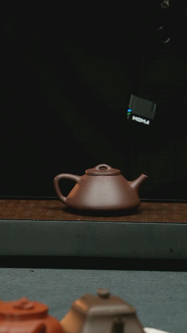 【闪购商品】紫砂茶壶五堂 子冶石瓢-底槽清
