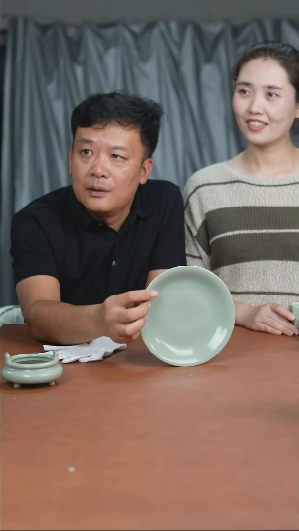 杯子纯手工汝窑原矿釉汝瓷