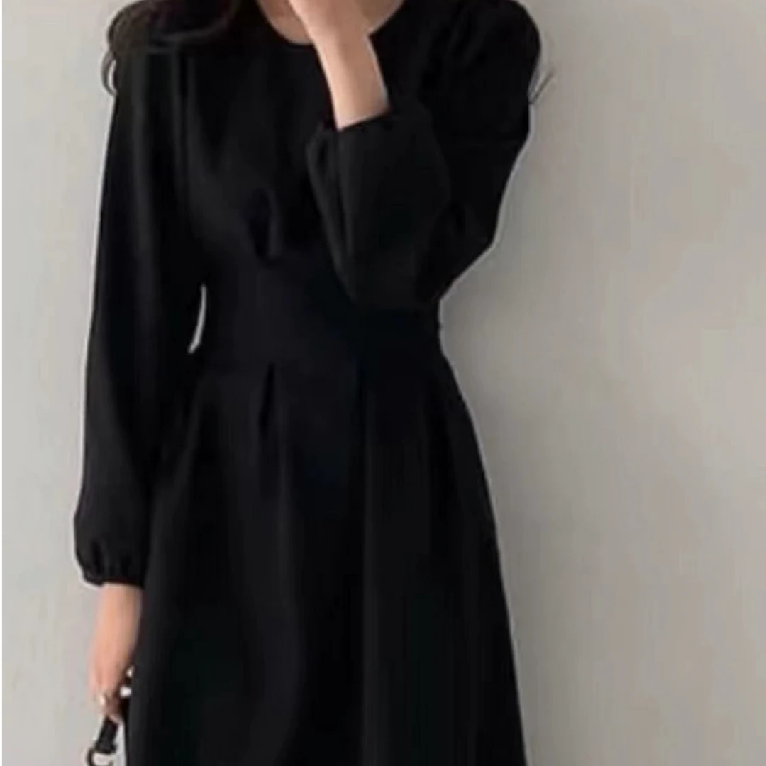 赫本风高级显瘦连衣裙