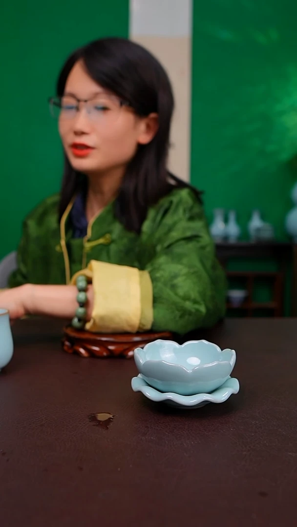 天青莲花茶漏不完美