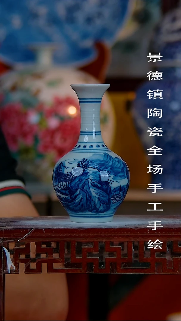 摆件景德镇陶瓷 全场手工手绘