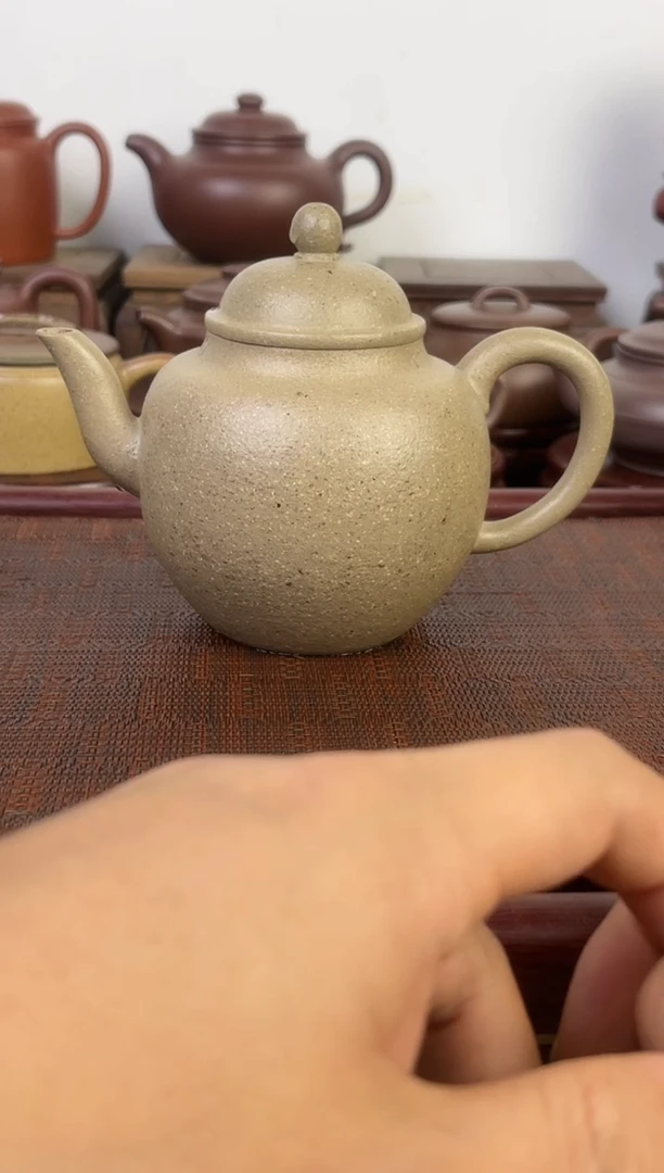 【闪购商品】紫砂茶壶宫灯 青段 全手