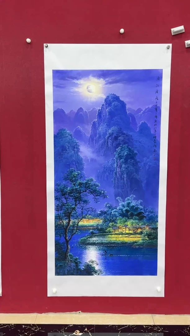 国画国画绘画山水花鸟