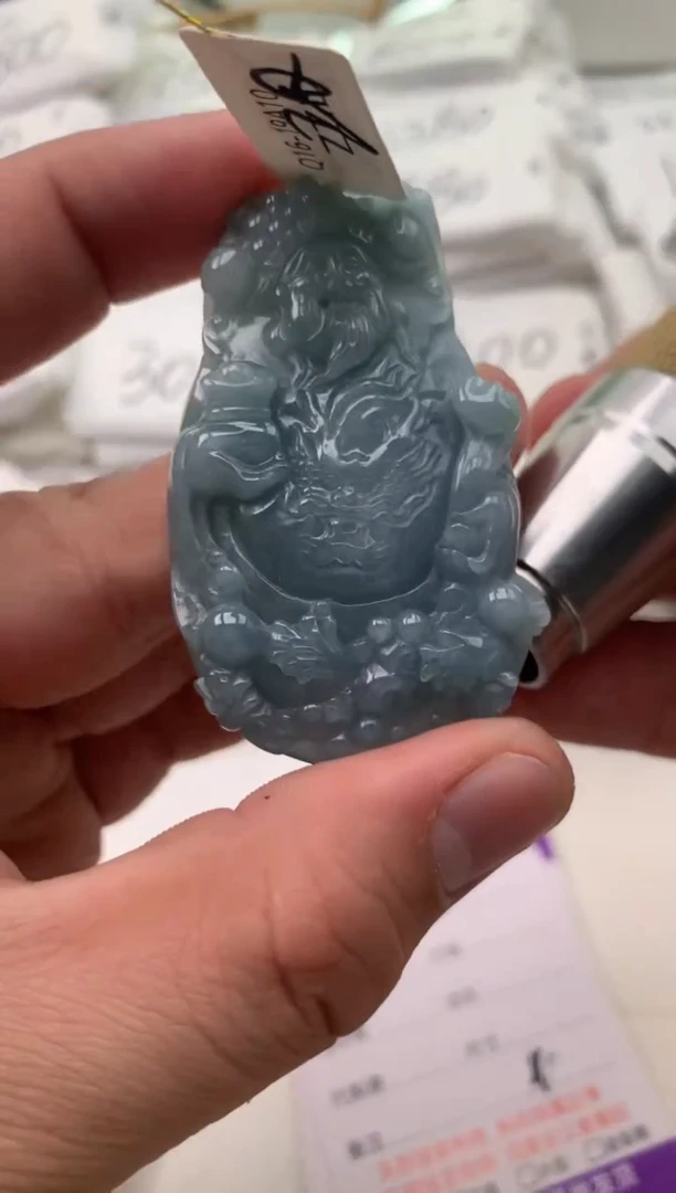 【闪购商品】翡翠颈饰未镶嵌财神