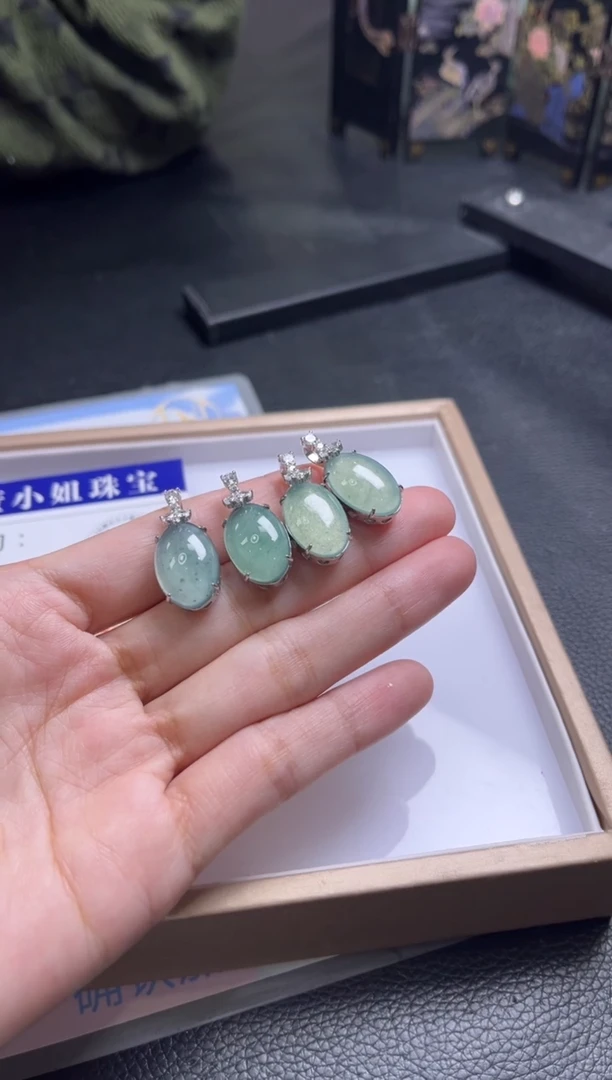 颈饰未镶嵌翡翠S12/多样性发一件/配绳子