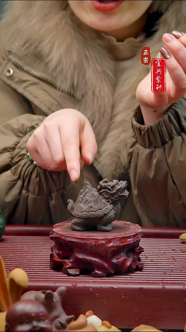 紫砂茶宠宜兴紫砂茶宠摆件