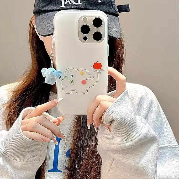 线条象顶苹果适用苹果13/15/16promax女壳VIVO华为OPPO小米15女壳