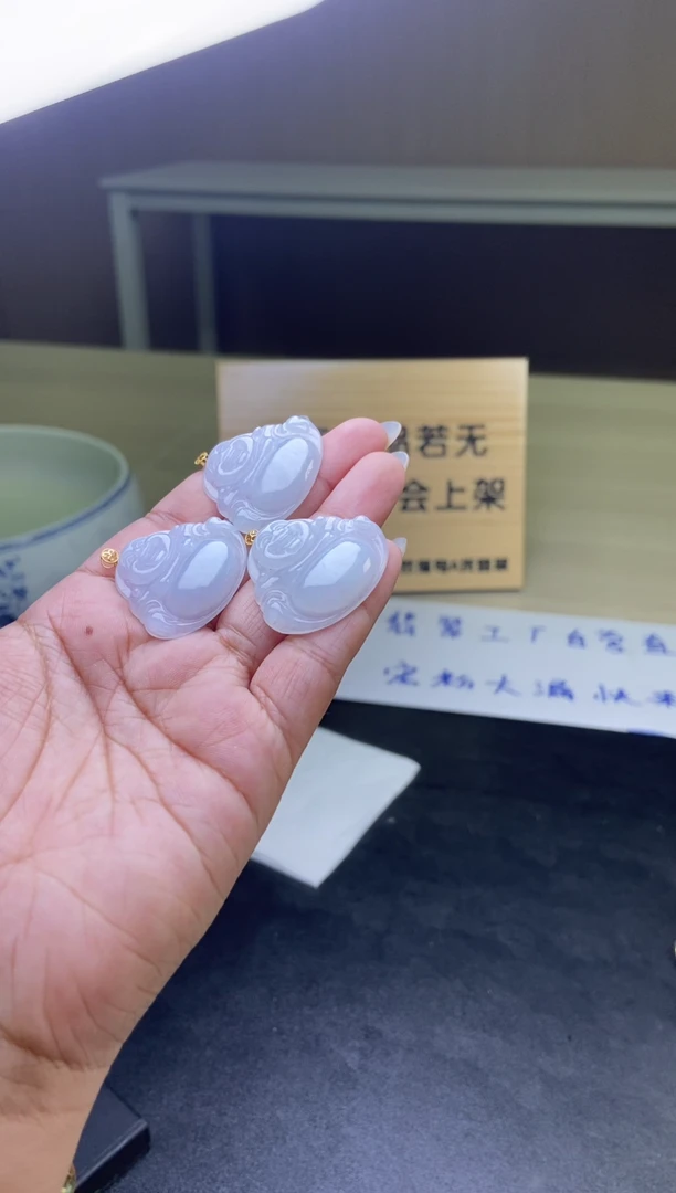 【闪购商品】翡翠颈饰18K金镶嵌PQGJ649-2多样性发一件