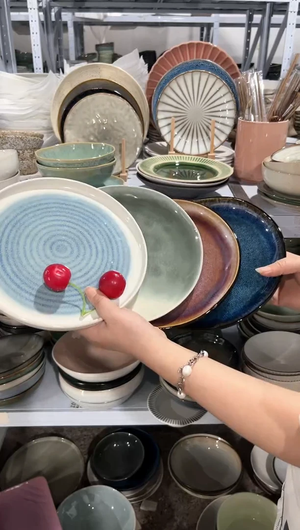 【闪购商品】瓷片外贸尾货瑕疵满20包邮X4 小盘组合