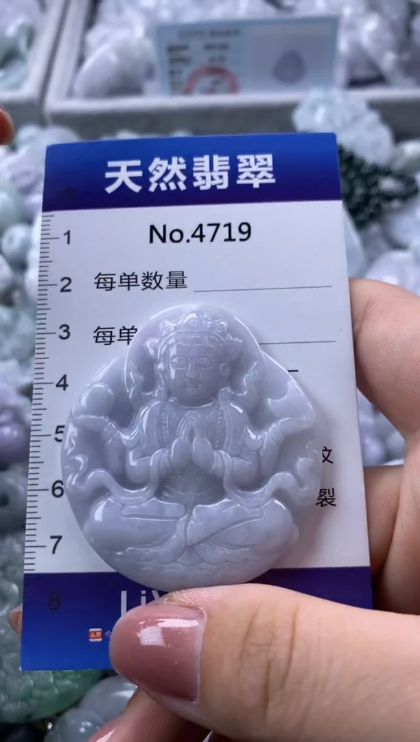翡翠未镶嵌颈饰缅甸A货翡翠4719