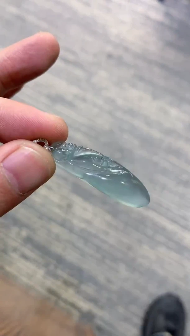 颈饰未镶嵌翡翠天然A货翡翠