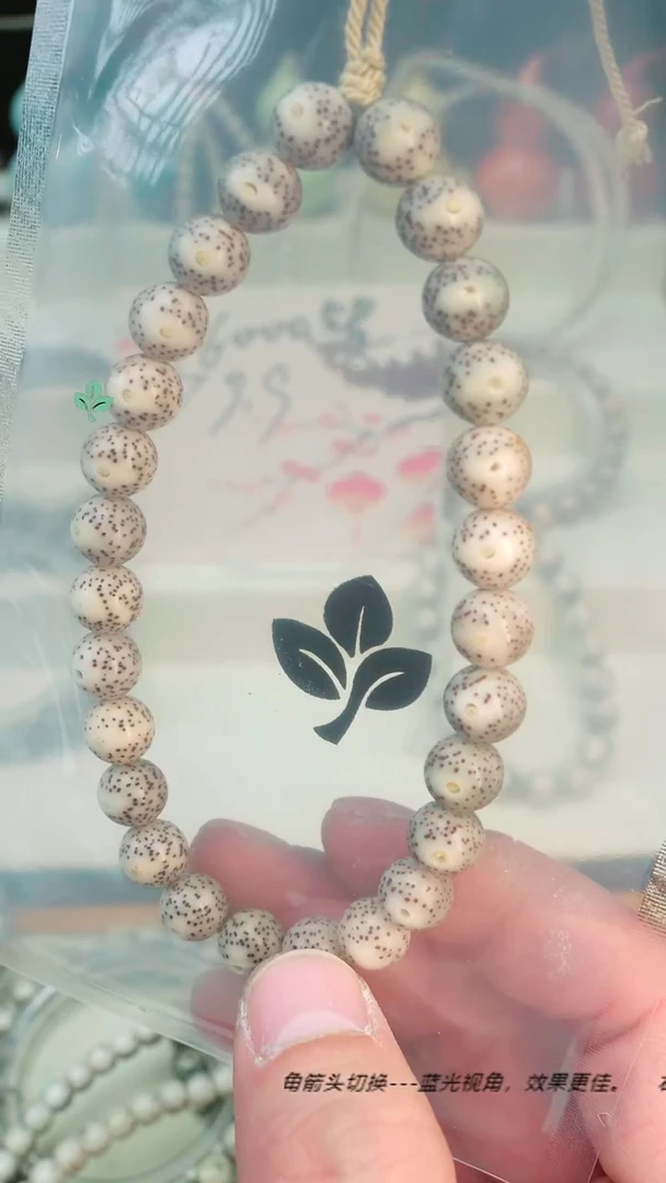 手串星月菩提?*辉海南石玉料星月菩提 一物一图