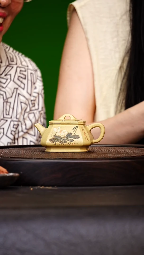 宜兴原矿高端紫砂 本山绿泥160cc