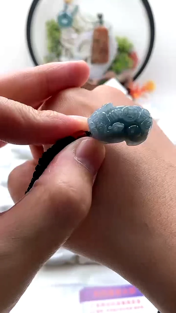 颈饰未镶嵌翡翠貔貅