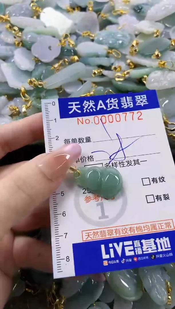 颈饰未镶嵌翡翠天然A货翡翠
