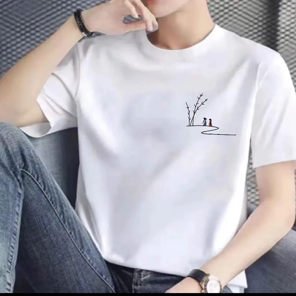 【今日福利MY】新款夏季亲肤透气圆领时尚百搭短袖T