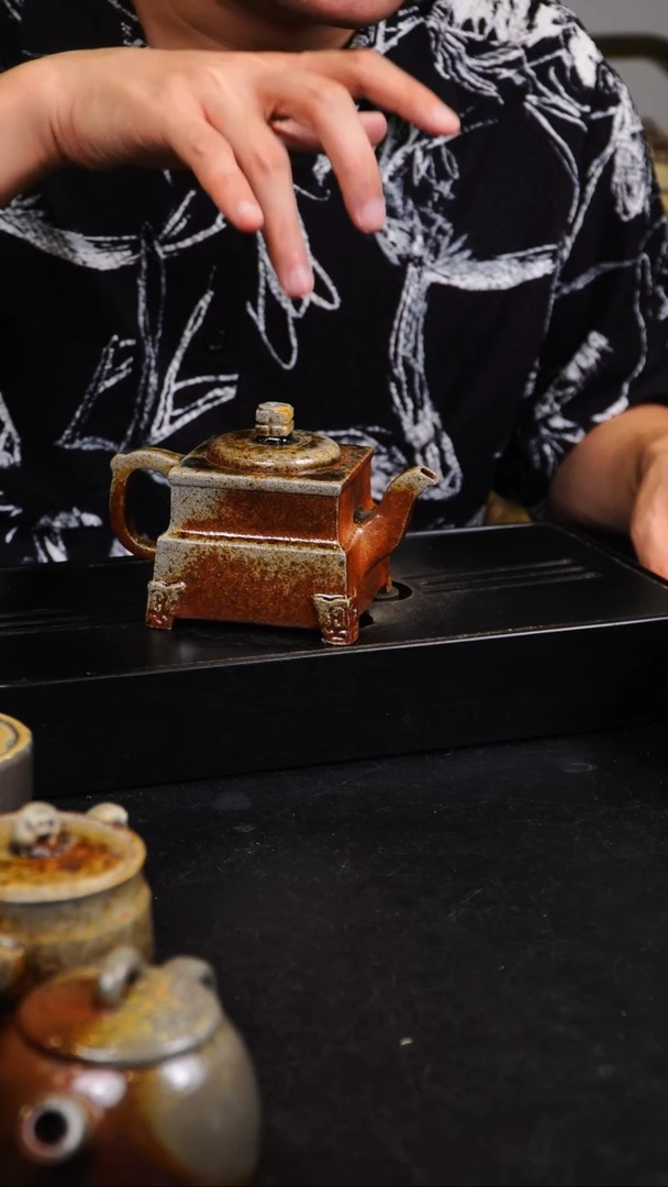 茶壶紫砂宜兴紫砂柴烧壶