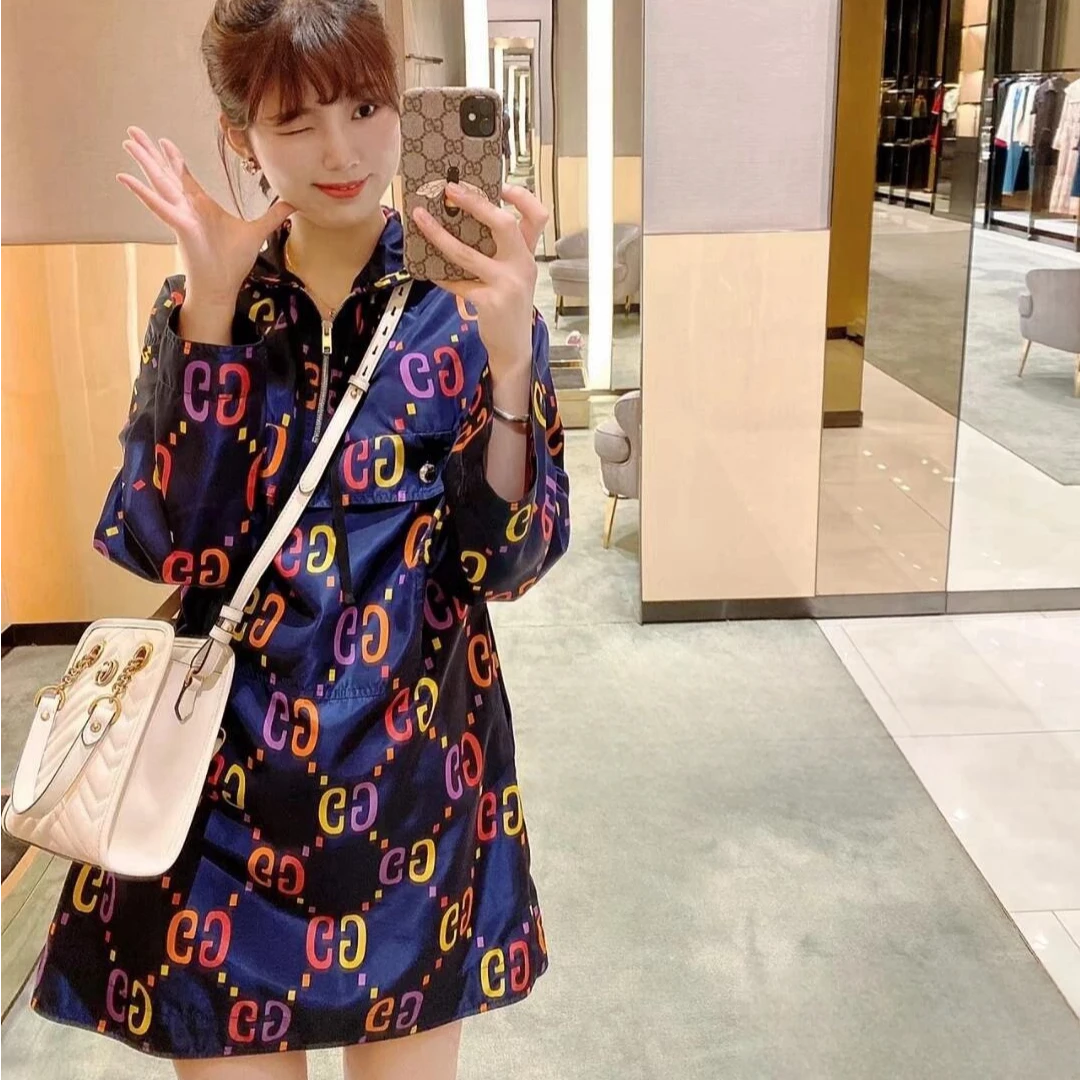 99新 GUCCI/古驰 双双臻选/vv01255/古驰连衣裙/38码