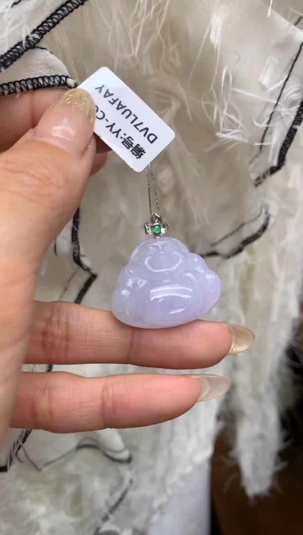 【闪购商品】翡翠颈饰18K金镶嵌佛公