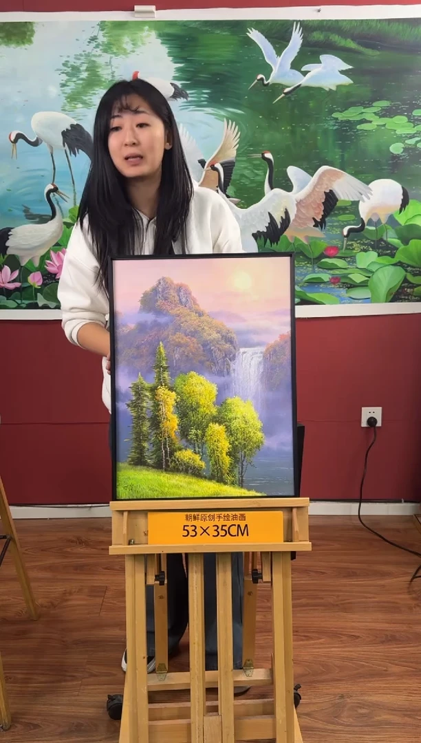 油画【46号】约53*35cm丨朝鲜原创纯手绘孤品油画丨顺丰包邮