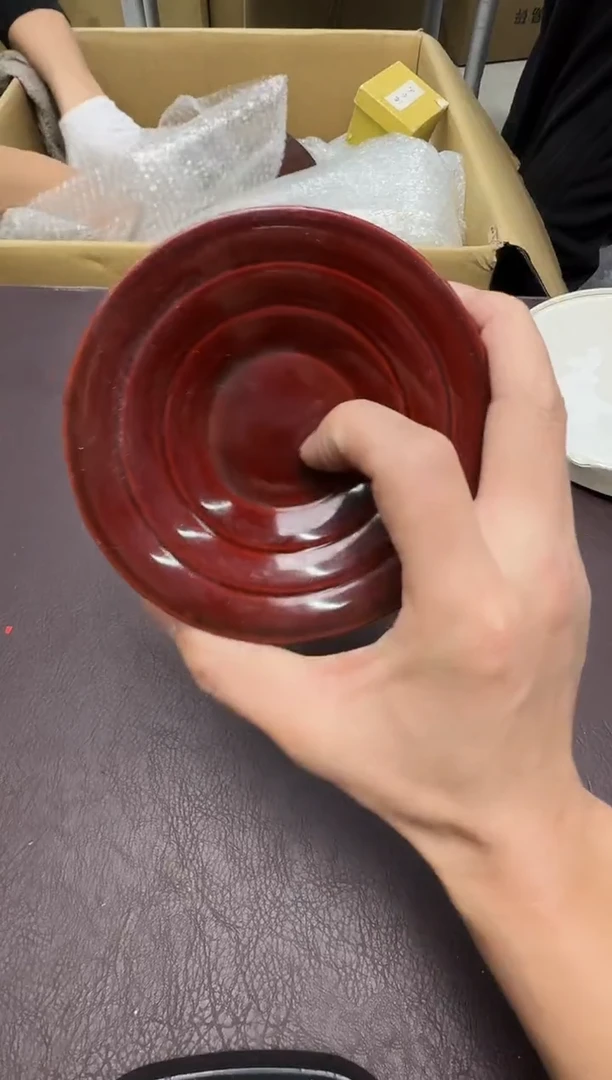 手工艺品钧瓷流*枫71