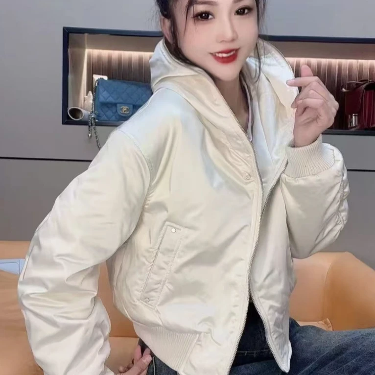 389#帽版薄棉外套(衣长58cm左右)