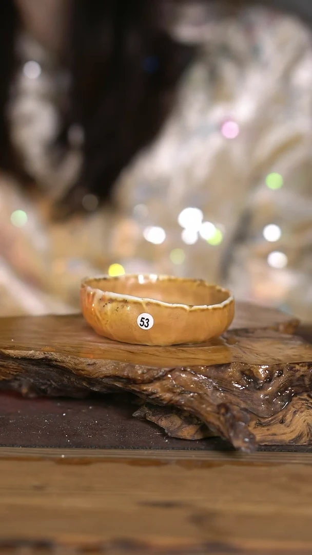 景德镇纯柴烧 手捏普洱杯 53