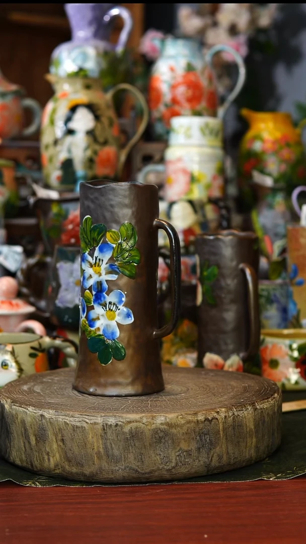 陶瓷44景德镇手工手绘釉下彩