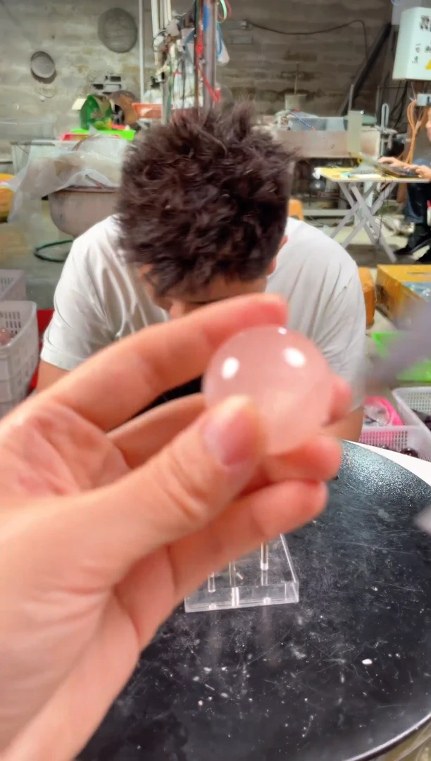 未镶嵌水晶大型摆件（非配饰）粉水晶球687 多样性发其一