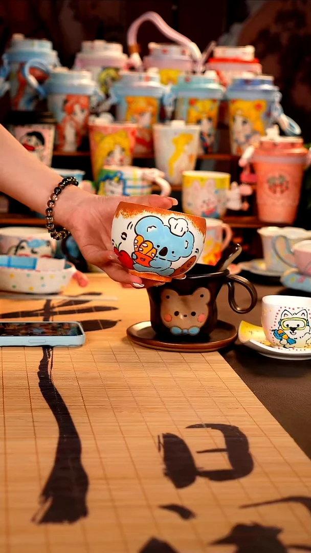 瓷韵手作景德镇全手工杯杯
