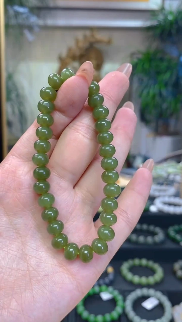 未镶嵌手串和田玉卡8