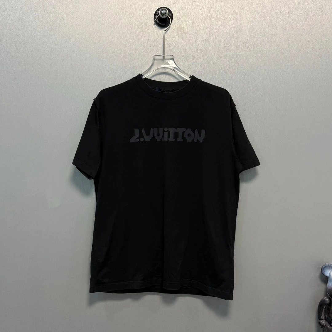 99新 LouisVuitton/路易威登 温感logo印花T恤L码24122103