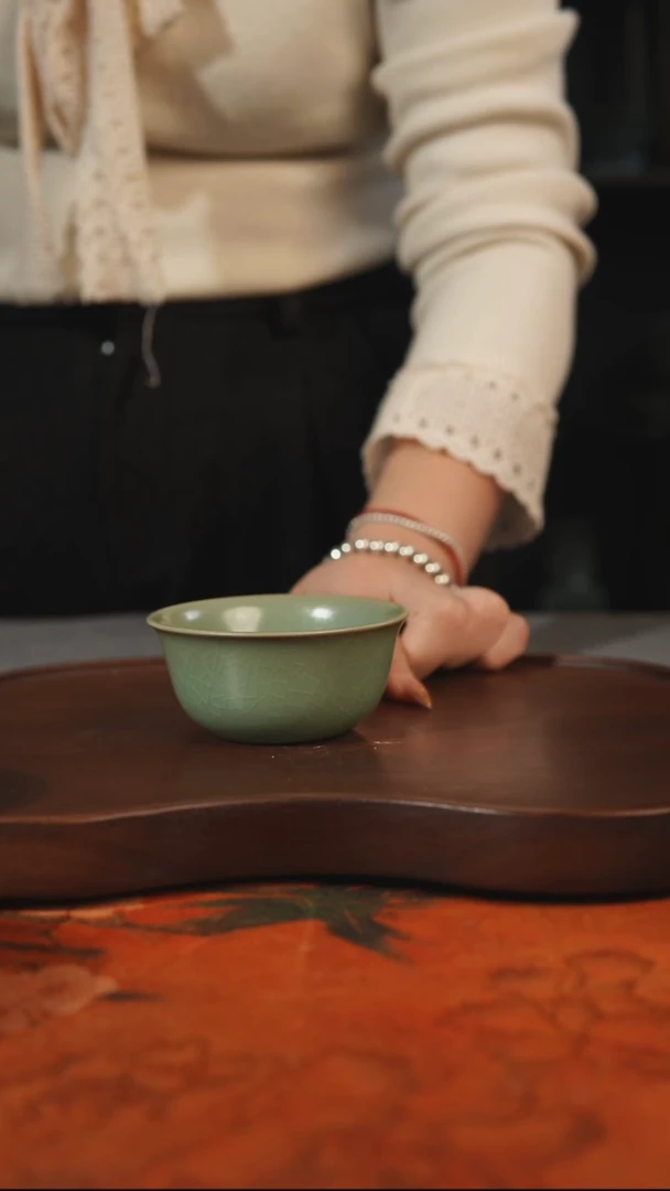 杯子瓷汝州原产地原矿仿古老釉q