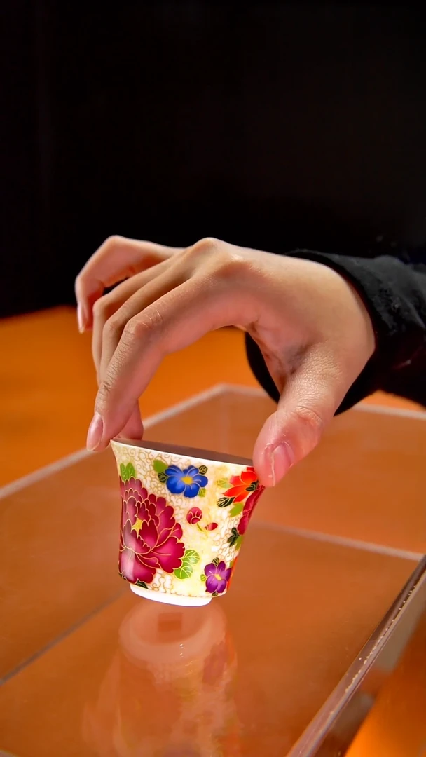 其他陶瓷《言泥陶瓷》万花不落地系列 主人杯