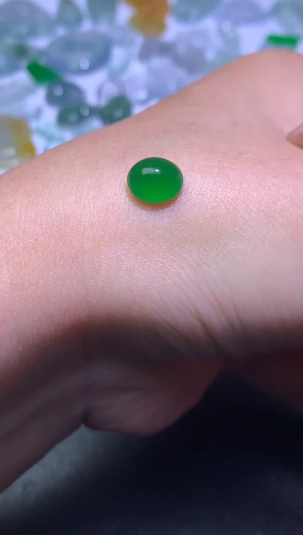 未镶嵌定制翡翠雨*月毛货