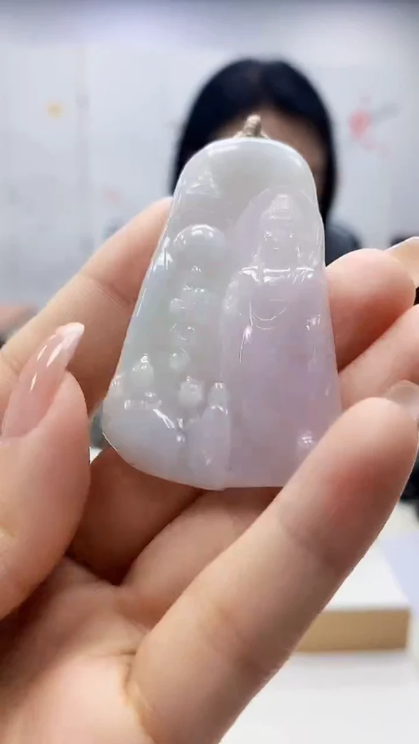 未镶嵌定制翡翠5155ty-毛货挂件10