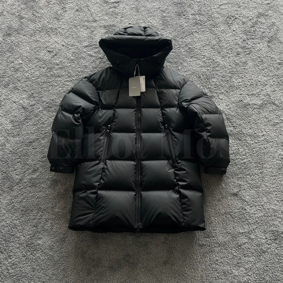 Elliot Mos黑曜石~Down Jacket 可拆卸连帽长款鹅绒服-1584
