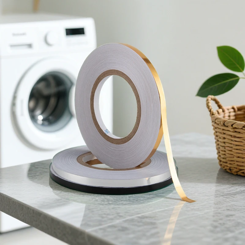 瓷砖美缝贴条天花多种美边线自粘柜门背景墙防水装饰条金色贴纸jl