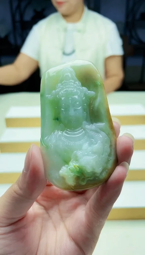 未镶嵌定制翡翠毛货09140075