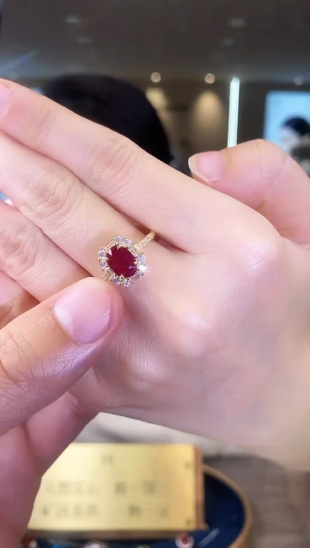 【闪购商品】红宝石戒指银S925镶嵌09