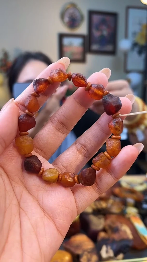 手串琥珀未镶嵌手串