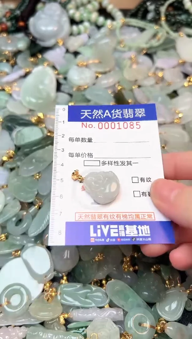 翡翠未镶嵌颈饰夏天时尚百搭闺蜜爆款翡翠天然A货