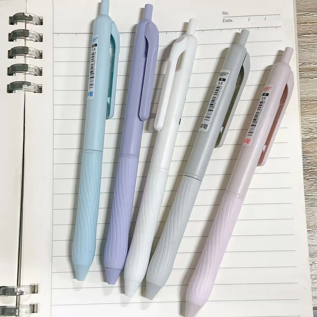 【黑墨-5支不挑杆】D13现代美AK3003防摔笔混发,掉封蜡不售后